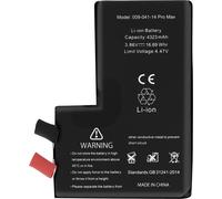 Clappio, batterie sans BMS pour iPhone 14 Pro Max capacité 4323mAh, noir