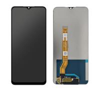 Clappio Bloc Complet pour Oppo A17 Écran LCD Vitre Tactile Compatible Noir