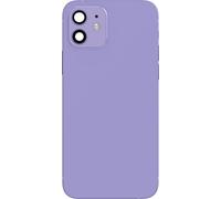 Clappio, boîtier complet pour iPhone 12, boîtier central + couvercle de batterie, lavande