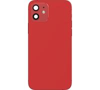 Clappio, boîtier complet pour iPhone 12, boîtier central + couvercle de batterie, rouge