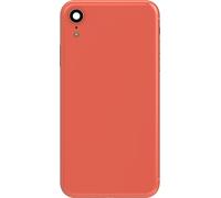 Clappio, boîtier complet pour iPhone XR, boîtier central + couvercle de batterie, rouge corail