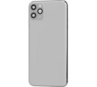 Clappio, boîtier pour iPhone 11 Pro avec couvercle de batterie, argenté