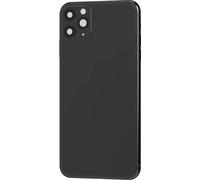 Clappio, boîtier pour iPhone 11 Pro Max avec couvercle de batterie, gris foncé