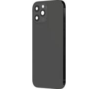 Clappio, boîtier pour iPhone 12 Pro avec couvercle de batterie, gris foncé