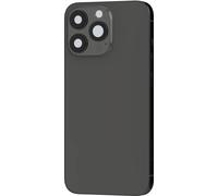 Clappio, boîtier pour iPhone 13 Pro Max avec couvercle de batterie, gris foncé
