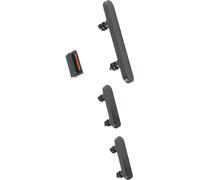 Clappio, Bouton d'alimentation, de volume et de coupure du son pour iPhone 12 / 12 Pro, Noir
