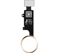 Bouton Home 3D pour iPhone SE 2020 8 Plus 8 7 Plus et 7 Dorée