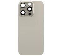 Cache Batterie de Remplacement pour iPhone 16 Pro avec Adhésif Intégré Gris clair