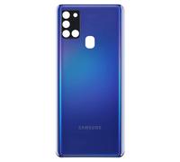 Clappio Cache Batterie pour Samsung Galaxy A21s Façade Arrière Bleu