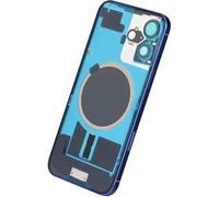 Clappio, cadre iPhone 16 Plus avec verre arrière de rechange, bleu