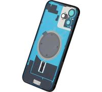 Clappio, cadre pour iPhone 16 Plus avec verre arrière de rechange, noir