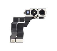 Clappio Caméra Avant pour iPhone 14 Pro Objectif Frontal Noir
