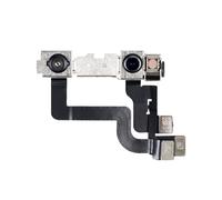 Clappio Caméra Avant pour iPhone XR Objectif Frontal Noir