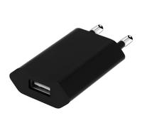 Clappio Chargeur adaptateur secteur USB puissance 1A pour Smartphone Noir