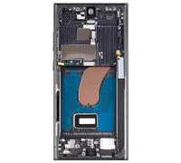 Clappio Châssis Central de Remplacement pour Samsung Galaxy S23 Ultra Noir