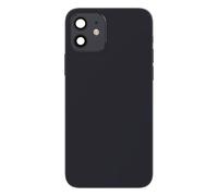 Châssis Complet pour iPhone 12 Cadre central et Vitre arrière Noir