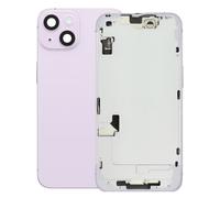 Clappio Châssis Complet pour iPhone 14 avec Vitre Arrière et Lentilles Caméra