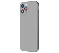 Clappio Châssis iPhone 12 Pro Max avec Vitre arrière de remplacement Gris clair