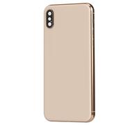 Clappio Châssis iPhone XS avec Vitre arrière de remplacement Rose clair