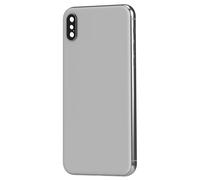 Clappio Châssis iPhone XS Max avec Vitre arrière de remplacement Gris clair