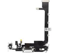 Connecteur de Charge pour iPhone 11 Pro Max, Port Lightning + Micro Argent
