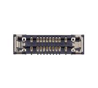 Clappio Connecteur FPC pour iPhone 16 / 16 Pro Max Scanner Radar 16 Broches Noir