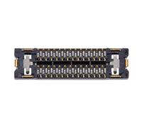 Clappio Connecteur FPC pour iPhone 16 Pro / 16 Pro Max Écran LCD 52 Broches Noir
