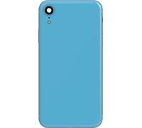 Clappio, coque complète pour iPhone XR, coque centrale + couvercle de batterie, bleu clair