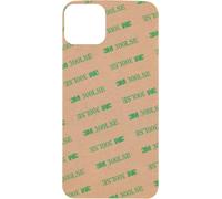 Clappio, couvercle de batterie Bande adhésive pour Apple iPhone 13 Fixation forte, Transparent