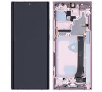 Clappio Écran Complet pour Galaxy Note 20 Ultra Dalle OLED avec Châssis Bronze