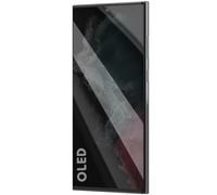 Clappio Écran complet pour Galaxy S22 Ultra Dalle Soft OLED Châssis intégré Noir