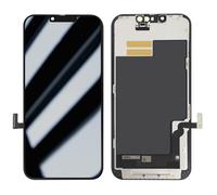 Clappio Écran LCD pour iPhone 13 et Vitre Tactile OLED Avec Châssis Noir