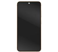 Ecran OLED Complet de Remplacement pour Galaxy S24 avec Châssis Noir / Orange