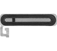 Clappio, grille anti-poussière écouteur-haut-parleur pour iPhone XS et XS Max, Noir