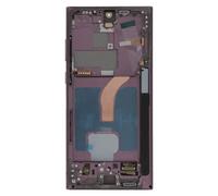 Clappio, kit complet pour Samsung Galaxy S22 Ultra écran OLED et écran tactile, bordeaux