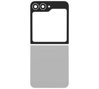 Clappio Kit Vitre Arrière Supérieure et Inférieure pour Galaxy Z Flip 6 Gris