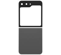 Clappio Kit Vitre Arrière Supérieure et Inférieure pour Galaxy Z Flip 6 Noir