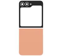 Clappio Kit Vitre Arrière Supérieure et Inférieure pour Galaxy Z Flip 6 Orange