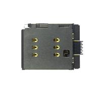 Clappio Lecteur de carte SIM de remplacement pour iPhone X Gris