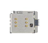 Clappio Lecteur de carte SIM de remplacement pour iPhone XS Gris