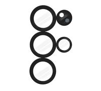 Clappio Lentille Caméra Arrière pour Samsung Galaxy S24 Ultra Noir