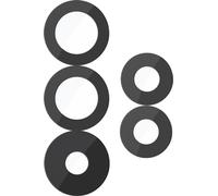 Clappio, lentille de la caméra arrière pour Samsung Galaxy A52, 100% compatible, noir