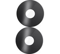 Clappio, Lentille de la caméra arrière pour Xiaomi Redmi A2, 100% compatible, Noir