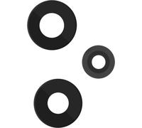 Clappio, lentille de la caméra arrière pour Xiaomi Redmi Note 12 Pro Plus 5G, 100% compatible, noir