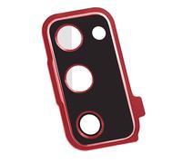 Lentille de Remplacement pour Caméra Arrière Galaxy S20 FE avec Châssis Rouge