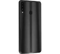 Clappio, pièce détachée couvercle de batterie pour Samsung Galaxy A20s avec lentille de caméra, noir