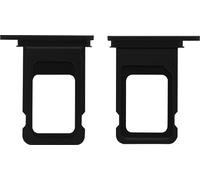 Clappio, porte-carte nano sim, support pièce de rechange pour Apple iPhone 11, noir
