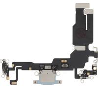 Clappio, prise de charge pour iPhone 15, port USB-C + microphone, bleu clair