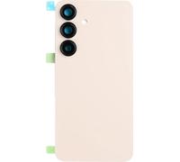 Clappio, Samsung Galaxy S25 couvercle de batterie avec lentilles et film adhésif, or rose