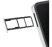 Clappio, SIM Tray Dual Nano + microSD Galaxy A06 avec joint, Blanc